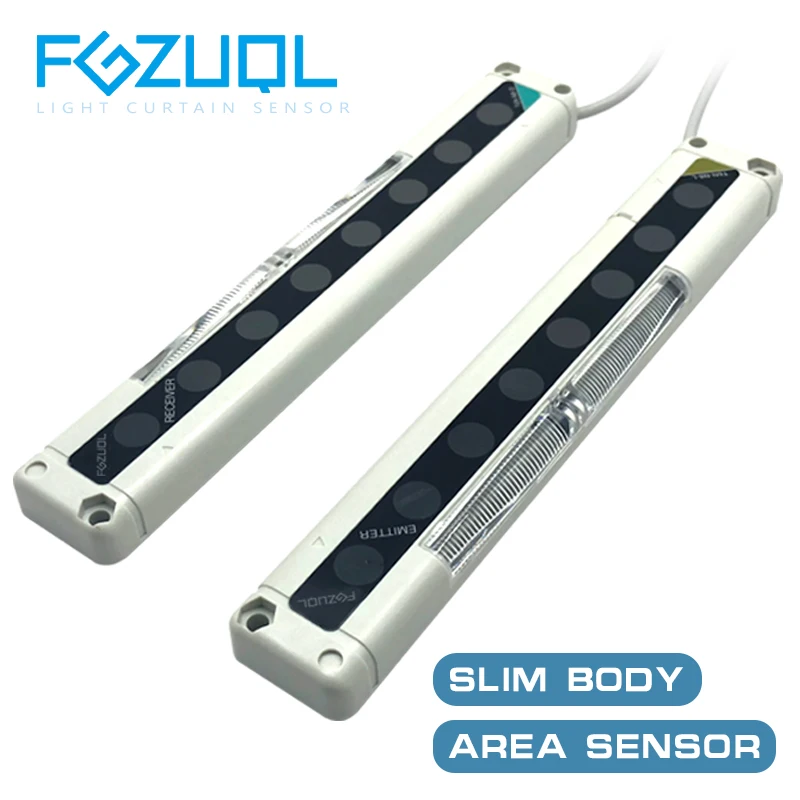 Area Sensor General Purpose & Slim Body NPN output Light-ON 12to24VDC Safety Light Curtain RT6-N8 RT6-N12 RT6-N16