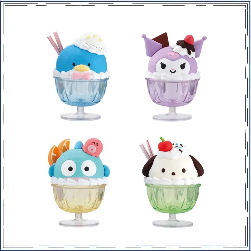 

Hangyodon Kuromi Роль Гашапон Десертная чашка Kawaii Настольный орнамент Детский день Подарки Фигурка Модель игрушки