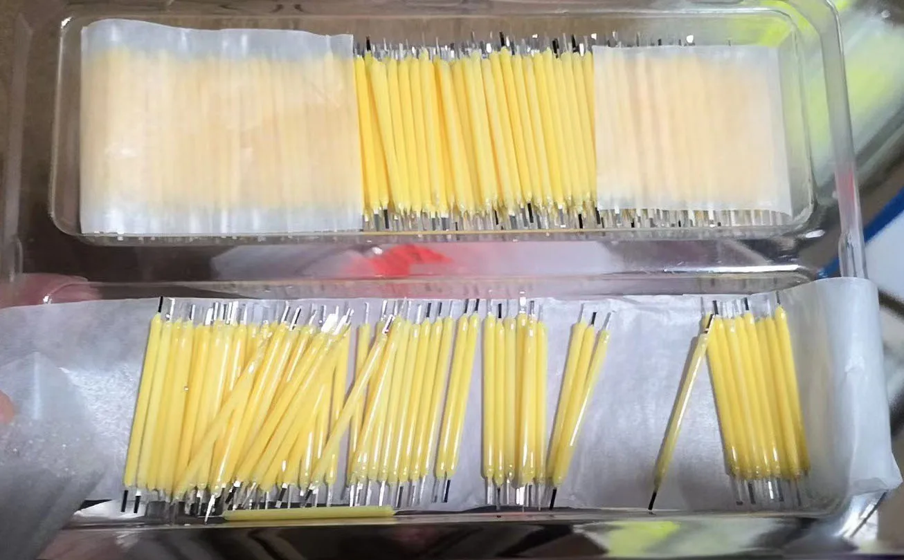 Edison Lâmpada LED Peças, Chip LED, Acessórios de luz incandescente, Diodo para Repair Tubo Lâmpada LED, Branco e Vermelho, DC 3V, 38mm, 40mm, 1000PCs