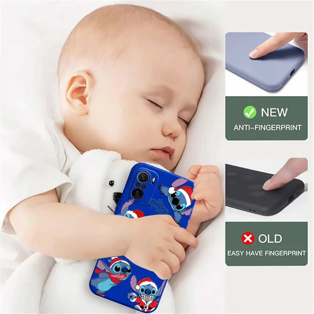 เคสโทรศัพท์ลายสติทช์น่ารักสำหรับ Xiaomi Poco X7 F7 M7 X4 X5 F6 M6 Pro X3 Mi 11 10T 11T 12T 13T 14T 15T Pro 15