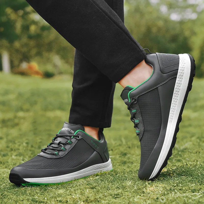 Új men's golfing Lábbeli méret 39-47 Lélegezhető Akaszkodik férfiak Golf cipők csúszásgátló Tréning Apaállat Edzőtrainieren edz cipők zapatillas Delaware Hombre