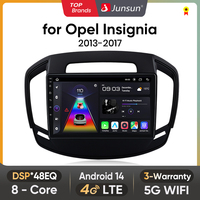 Junsun AI Android 13 Wireless CarPlay Auto Car Radio For Opel Insignia 2013-2017 Intelligent System Multimedia GPS 4G DSP RDS