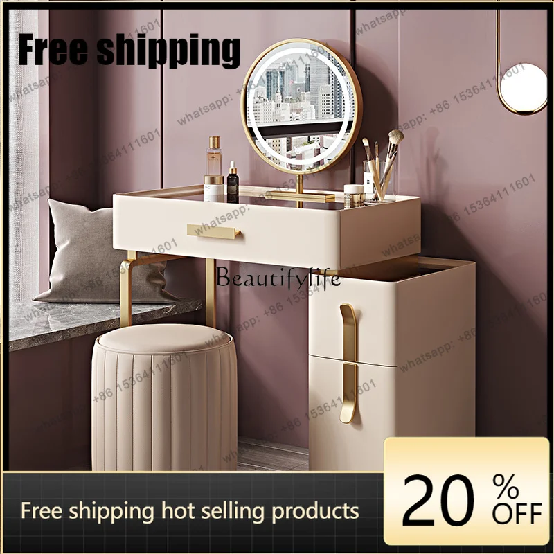 JJ Makeup Table, Dressing Table, Small Bedroom, Modern Simplicity And Light Luxury