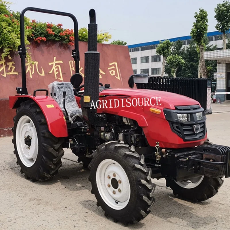 เครื่องขุดเจาะ60HP 4wdtractor ติดตั้งบ่อน้ำอุปกรณ์เสริมรถแทรกเตอร์การเกษตร