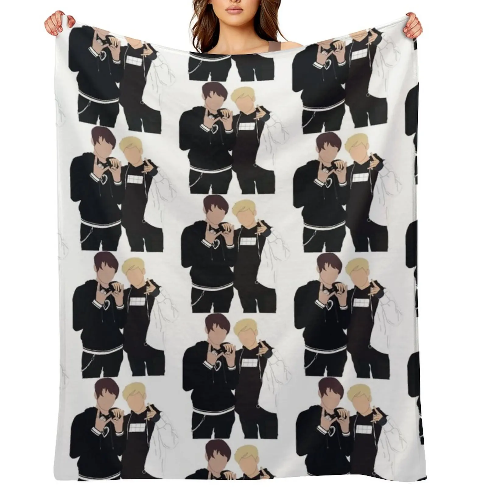 

Sam _amp_ Colby Throw Blanket Blankets For Sofas Thermal Hairy halloween Blankets