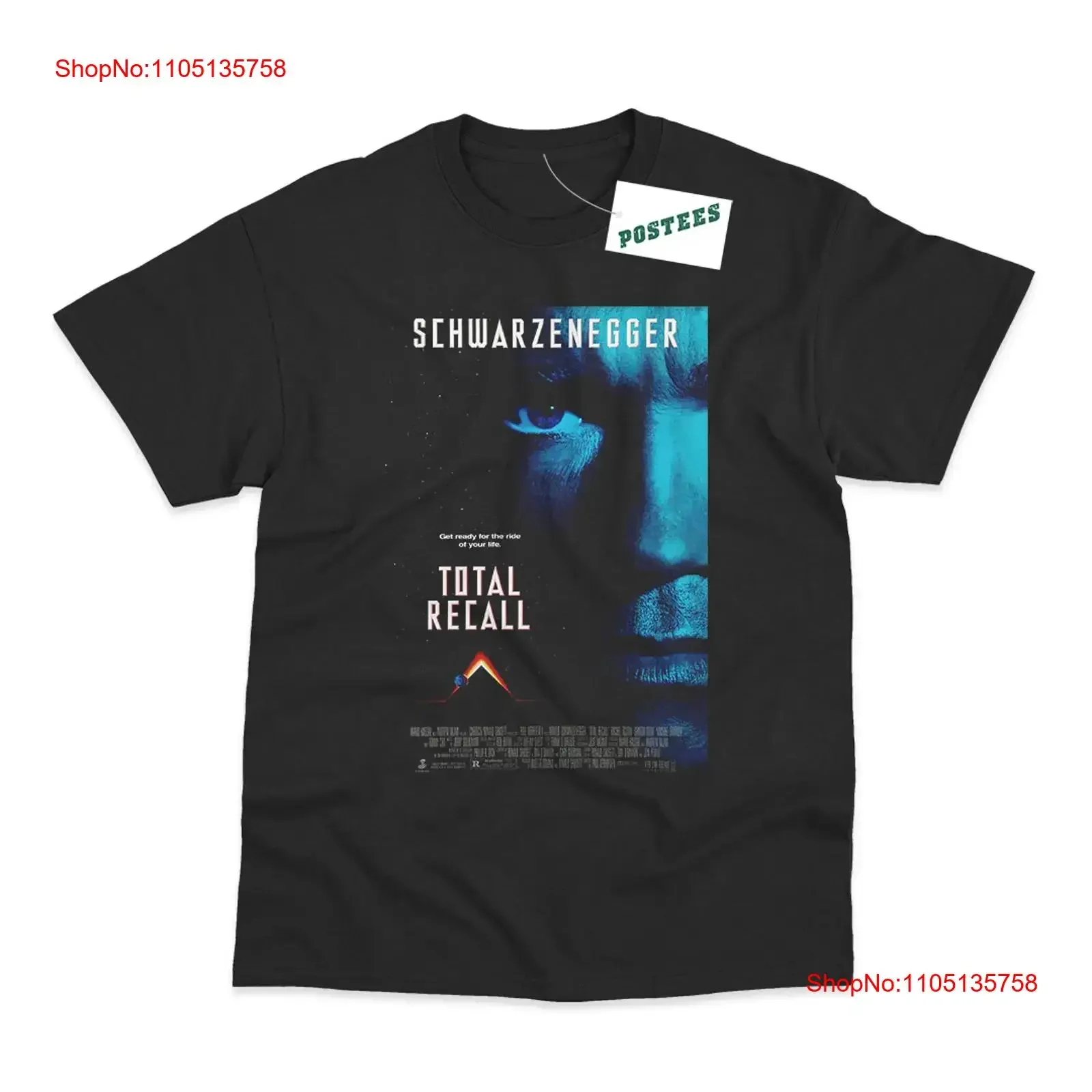 

Total Recall Movie Poster Inspired Direct To Garment T Shirt vintage Washed fashion graphic streetwear Casual Stretched Stylish