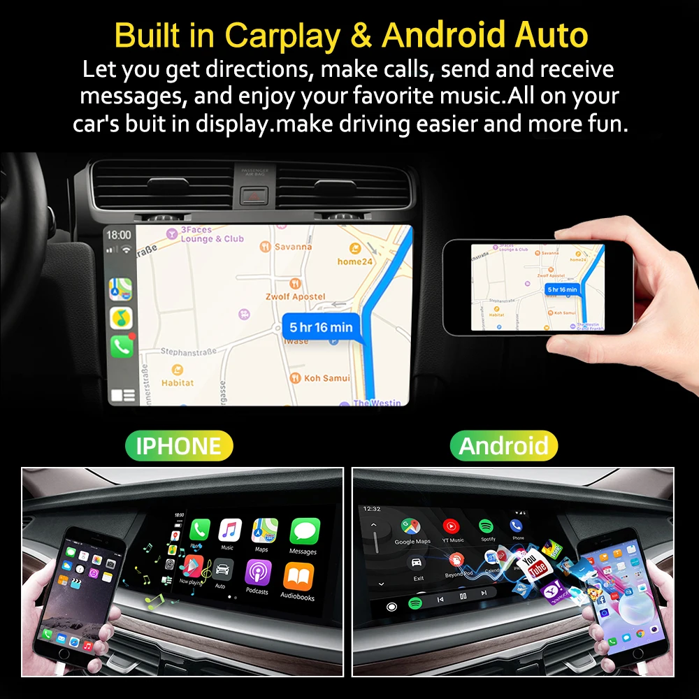 BXLIYER 6+128GB CarPlay Car Radio Multimedia Player For Toyota RAV4 RAV 4 2012-2018 Android 12 Auto GPS 2 Din radio Head Unit