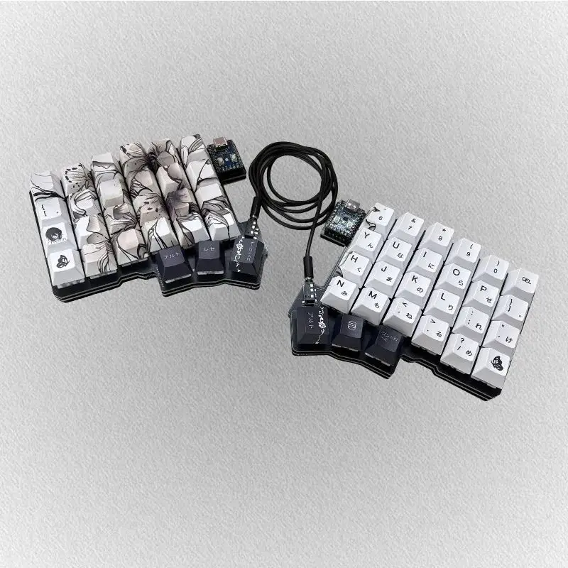 Silakka54 分割キーボードキット有線ホットスワップサポートバイアル