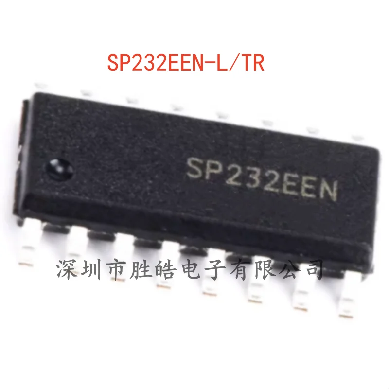 (10PCS)  NEW  SP232EEN-L   SP232EEN-TR    5V     Transceiver RS-232   CHIP   SOIC-16    SP232EEN   Integrated Circuit