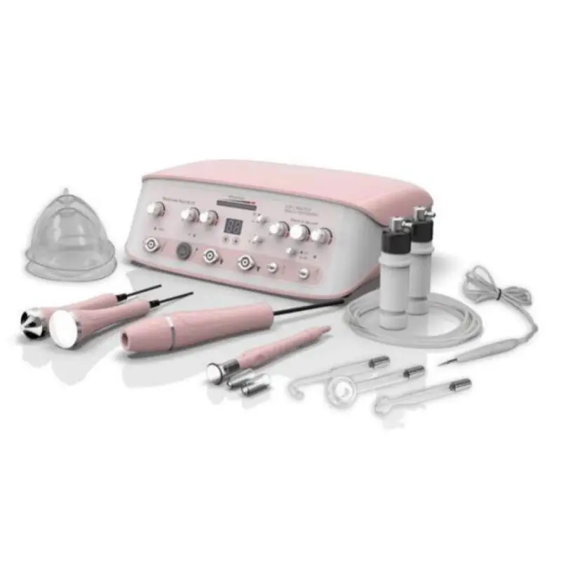 

Multifunction 6 In 1 High Frequency Galvanic Beauty Machine For Wrinkle Acne Spot Remover Facial Skin Care Breast Enhancement