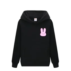 Hoodie Women Men Couple Casual Streetwear Hip Hop Hooded Sweatshirt Boys Girls Rabbit Hoodie Pullovers