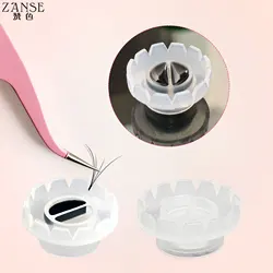 Extensions de faux cils, tasse de colle, ventilateur de volume de poulet, porte-colle, extensions de tasse de couronne, floraison rapide, outils de maquillage, 50/100 pièces