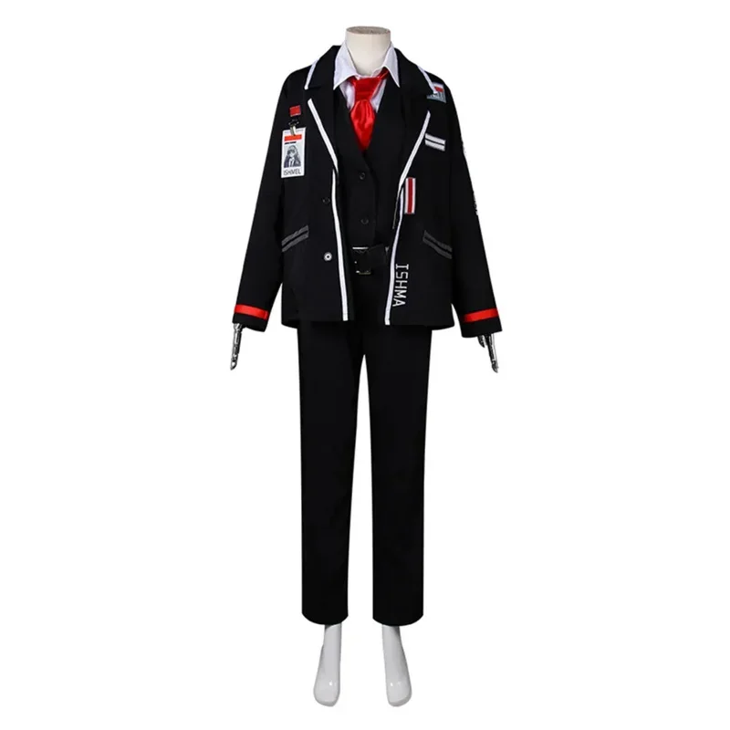 SN66 Limbus Company Uniform Ishmael Faust Yi Sang Cosplay Kostüm für Männer Frauen Top Hosen Mantel Komplettes Set Halloween Karneval P2@w$