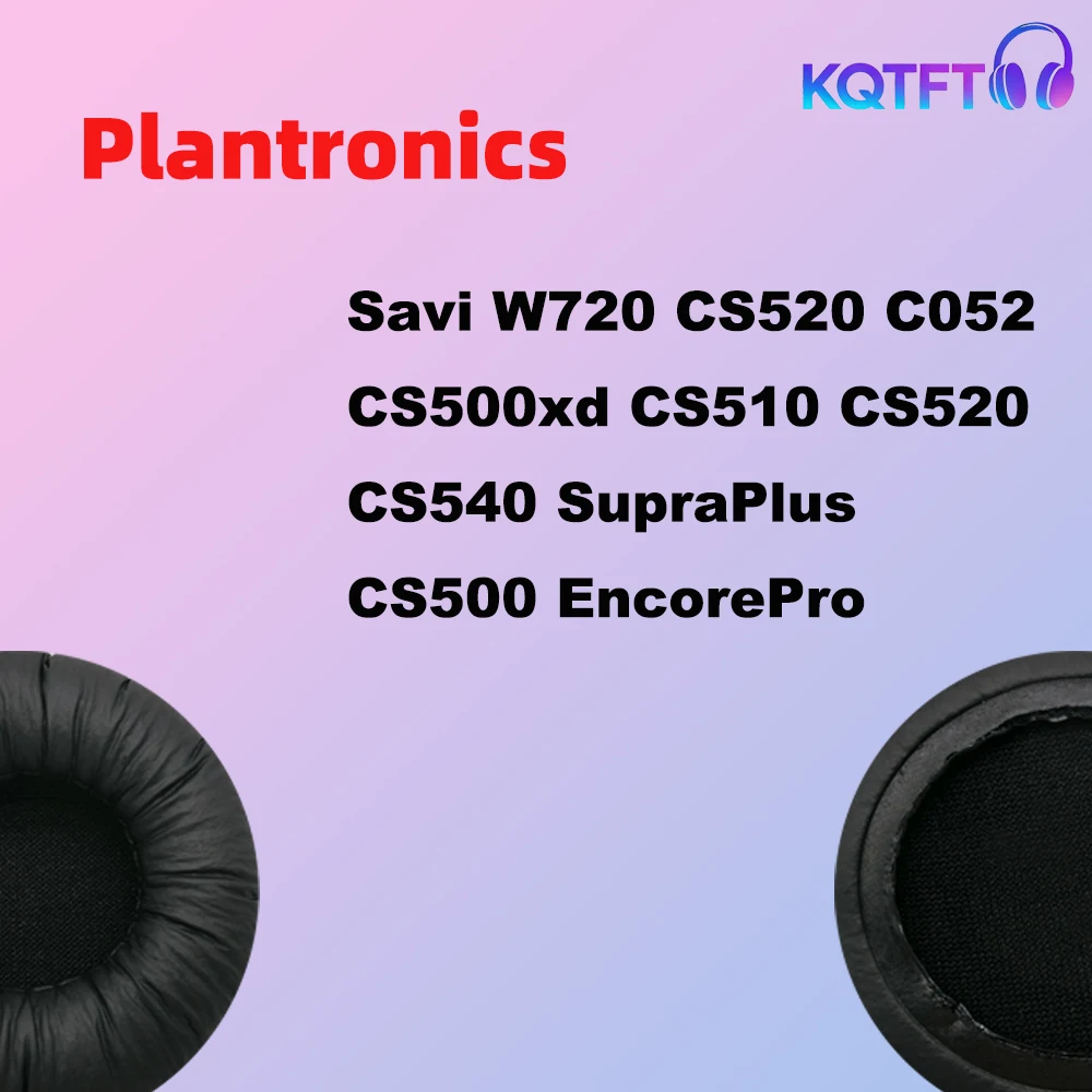 

Replacement Ear Pads for Plantronics Savi W720 CS520 C052 CS500xd CS510 CS520 CS540 SupraPlus CS500 EncorePro Earmuff Headset
