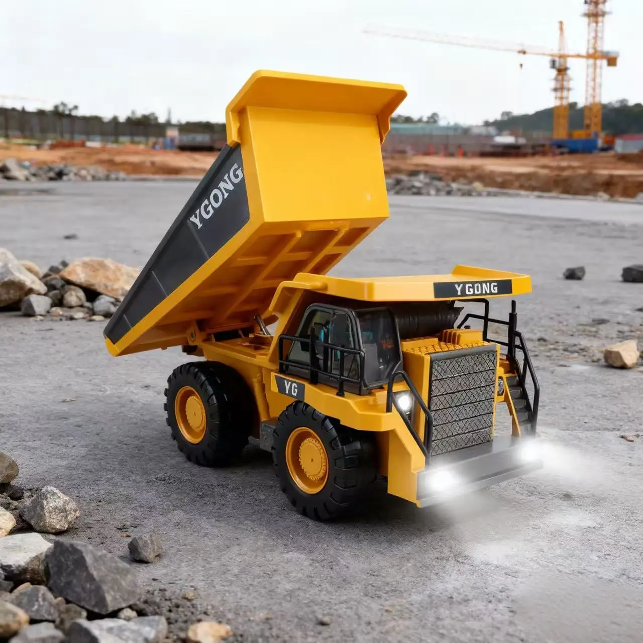 

2,4G защита от помех 1:24 RC строительный набор сплав пластик экскаватор самосвал погрузчик бульдозер игрушка в подарок для детей мальчиков