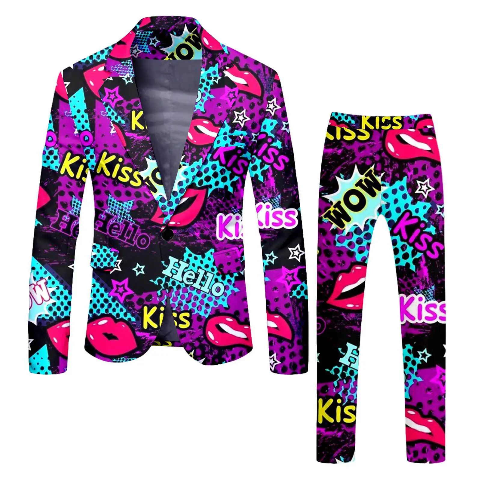 

Специальное предложение на День святого Валентина: повседневный комфортный деловой костюм, легкий, дышащий, элегантный, приталенный, облегающий костюм.