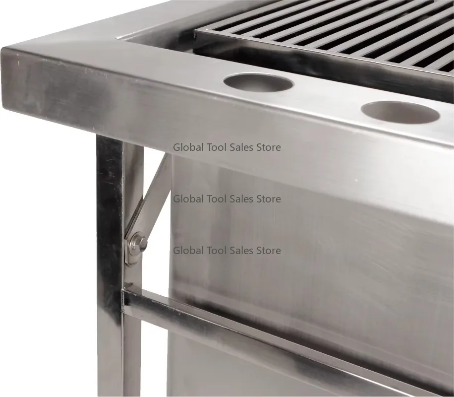 Cost-Effective Bi-Level Stainless Steel Vet De.ntal Table (Versatile, for Tub Use)