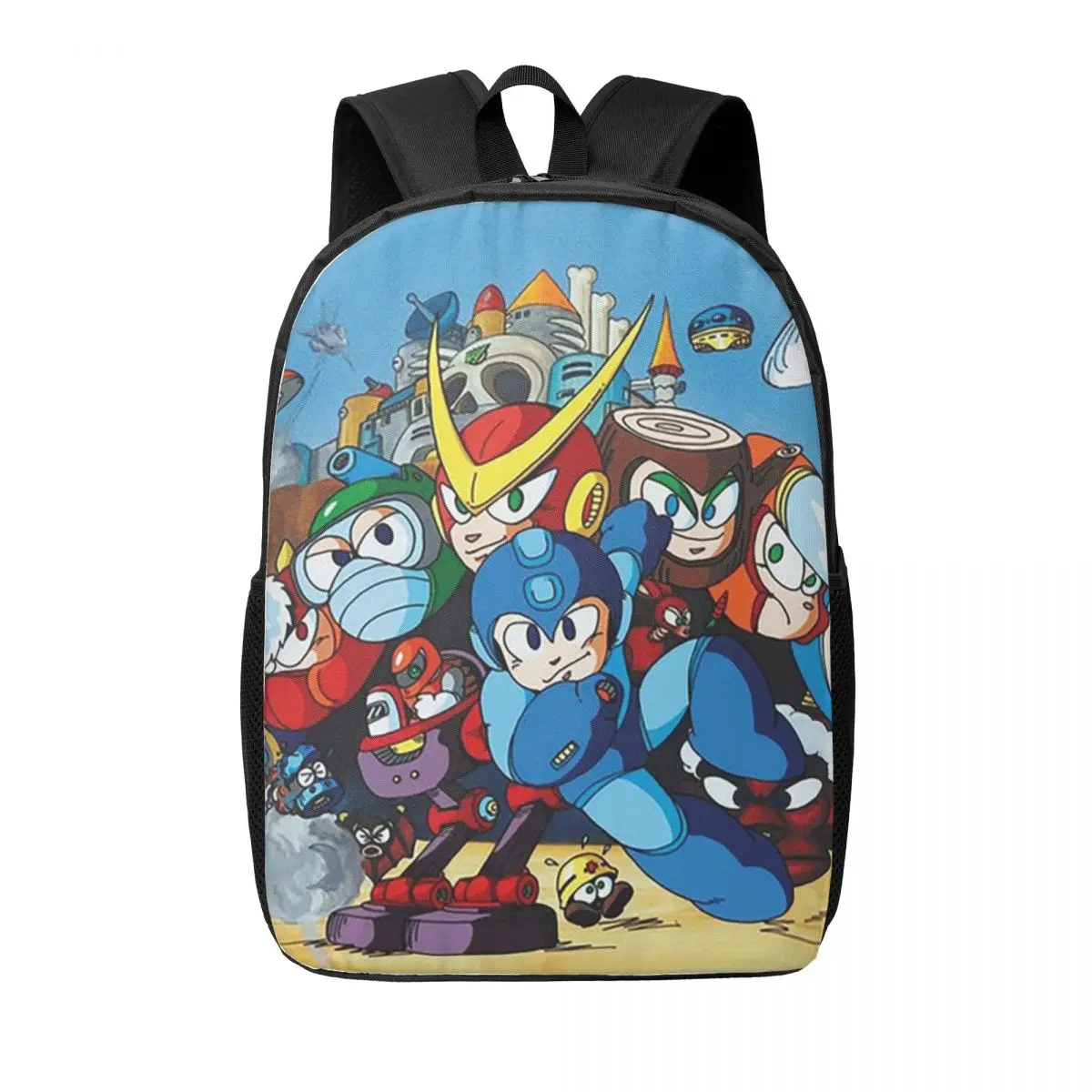 classico-megaman-2-mulher-mochilas-meninos-meninas-bookbag-moda-criancas-sacos-de-escola-portabilidade-viagem-bolsa-ombro