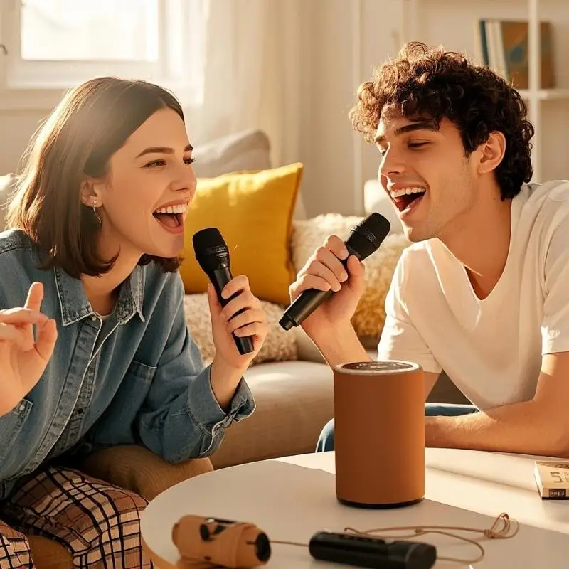 Kids Microphone Toy Instrument Model Explore & More Karaoke Mic Toy for Boys & Girls Educational Instrument A2UB