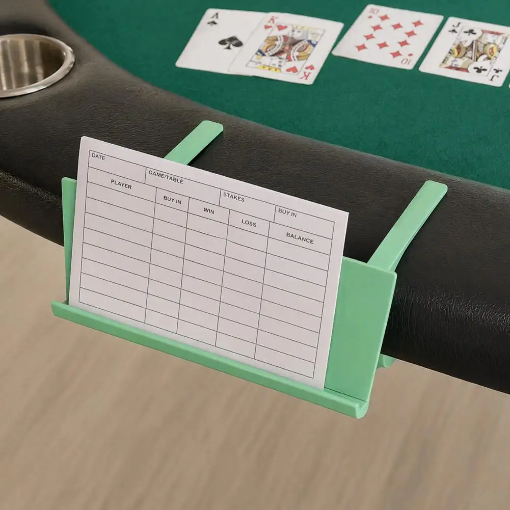 Mahjong Card Stand Mahjong Card Holder for Table Edge Clip-on Card Stand Display Mahjong Reference Organizer Game for Easy