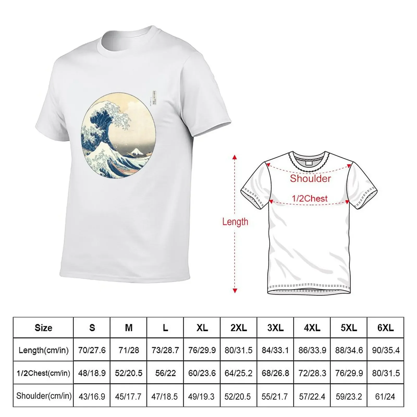 The Great Wave T-Shirt cute tops hippie clothes rapper graphic tees men workout shirt