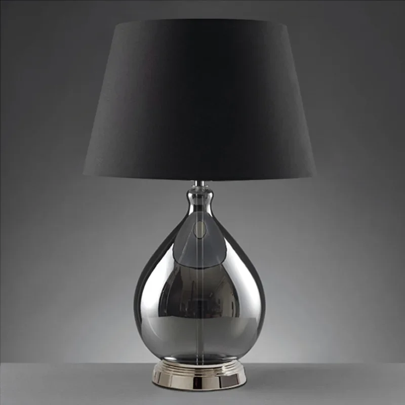 

Glass table lamp Bedroom atmosphere decoration Home living room Hotel glass table lamp