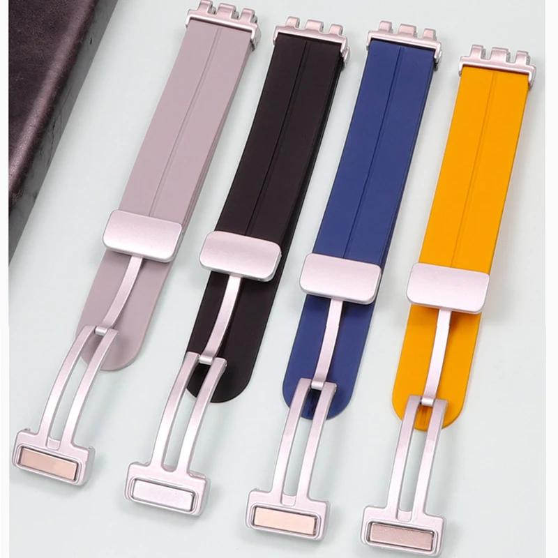 Men Women 17/19/21mm Modified Adapter End Links For Swatch IRONY YCS YAS YGS YVS Liquid Silicone Watch Strap Connector Parts