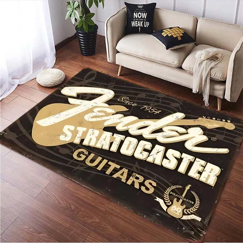 Fender pattern printed living room carpet mat living room decoration rugs carpets for living room rugs for bedroom carpet rugs