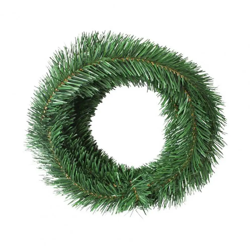 Adjustable Christmas Garland Christmas Rattan Decoration with Artificial Leaves Pine Needle for Home for Wedding