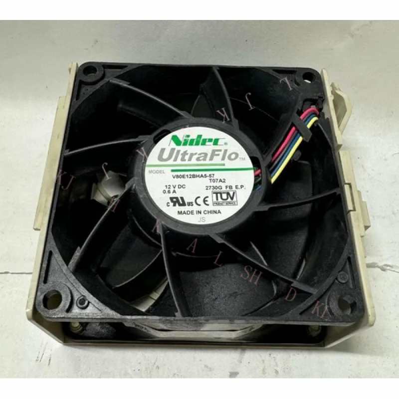

N FOR Supermicro FAN-0126L4 NIDEC ULTRAFLO V80E12BHA5-57 FAN 12V DC 0.60A 80X38MM