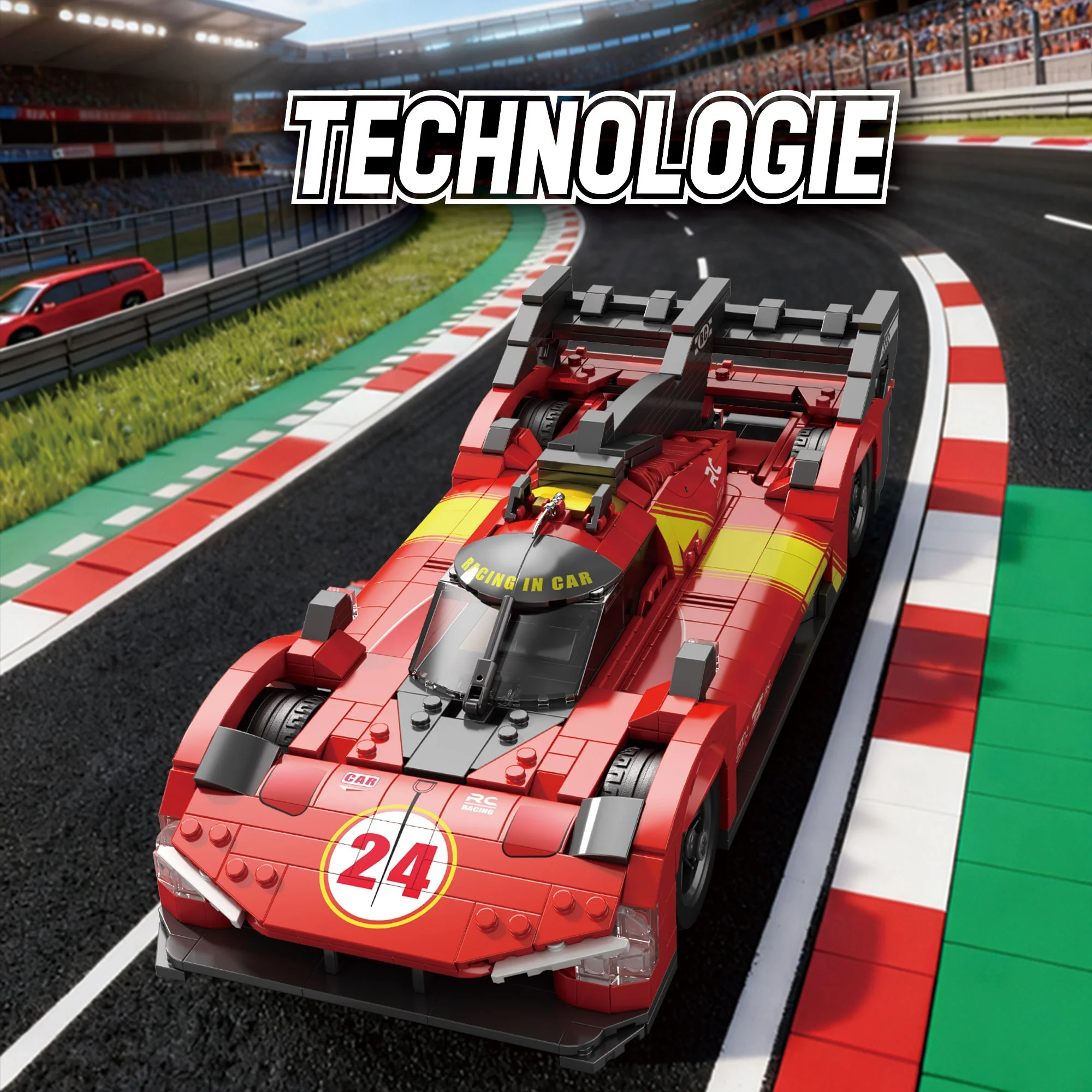 

1370PCS Kids Building Block Supercar Race Car High Difficulty Assembly Bricks Model Children's Universal Toy Puzzle Luxury Gift