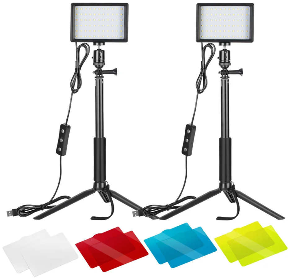 Multi-Light Source VLOG Fill Light Camera Video Light Color Card Color Three Primary Color Flat Panel Light USB Charging