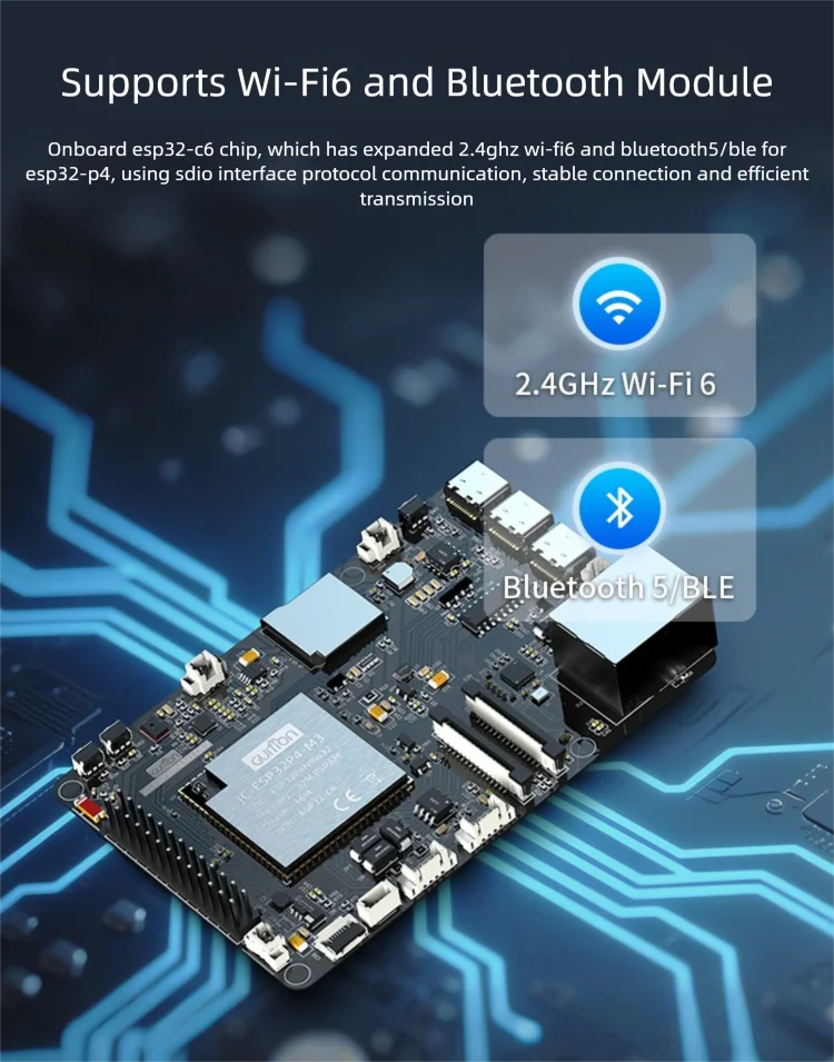 ESP32P4+ESP32-C6 Entwicklungsboard ESP32P4 Entwicklungsboard ESP32P4 Smart Board – Detail 4
