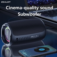 ZEALOT S61 20W Wireless Speakers, Outdoor Portable Subwoofer Speaker, 3000mAh Battery, EQ mode ,Dual Pairing.