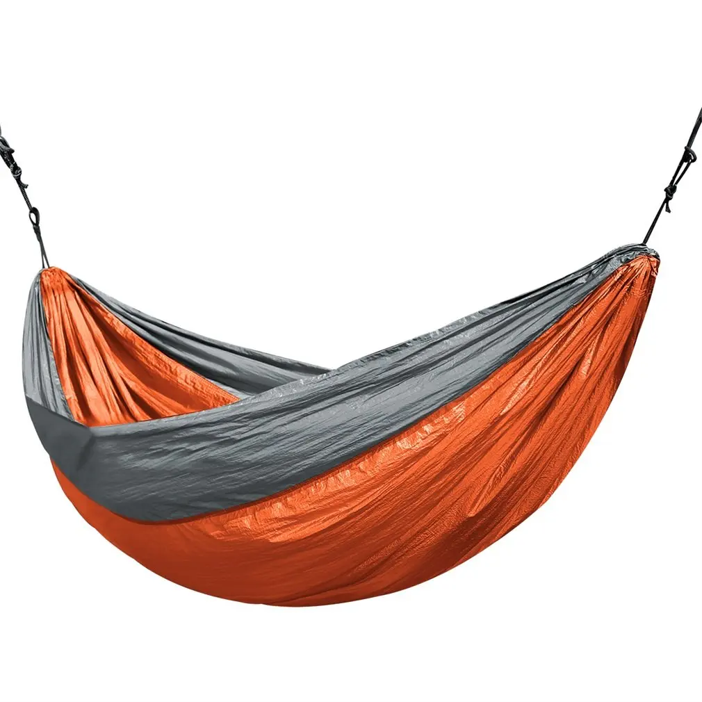 

Universal 3.2x2M Larger Size Double Color Nylon Camping Hammock Lightweight Portable Summer Beach Travel Hammock