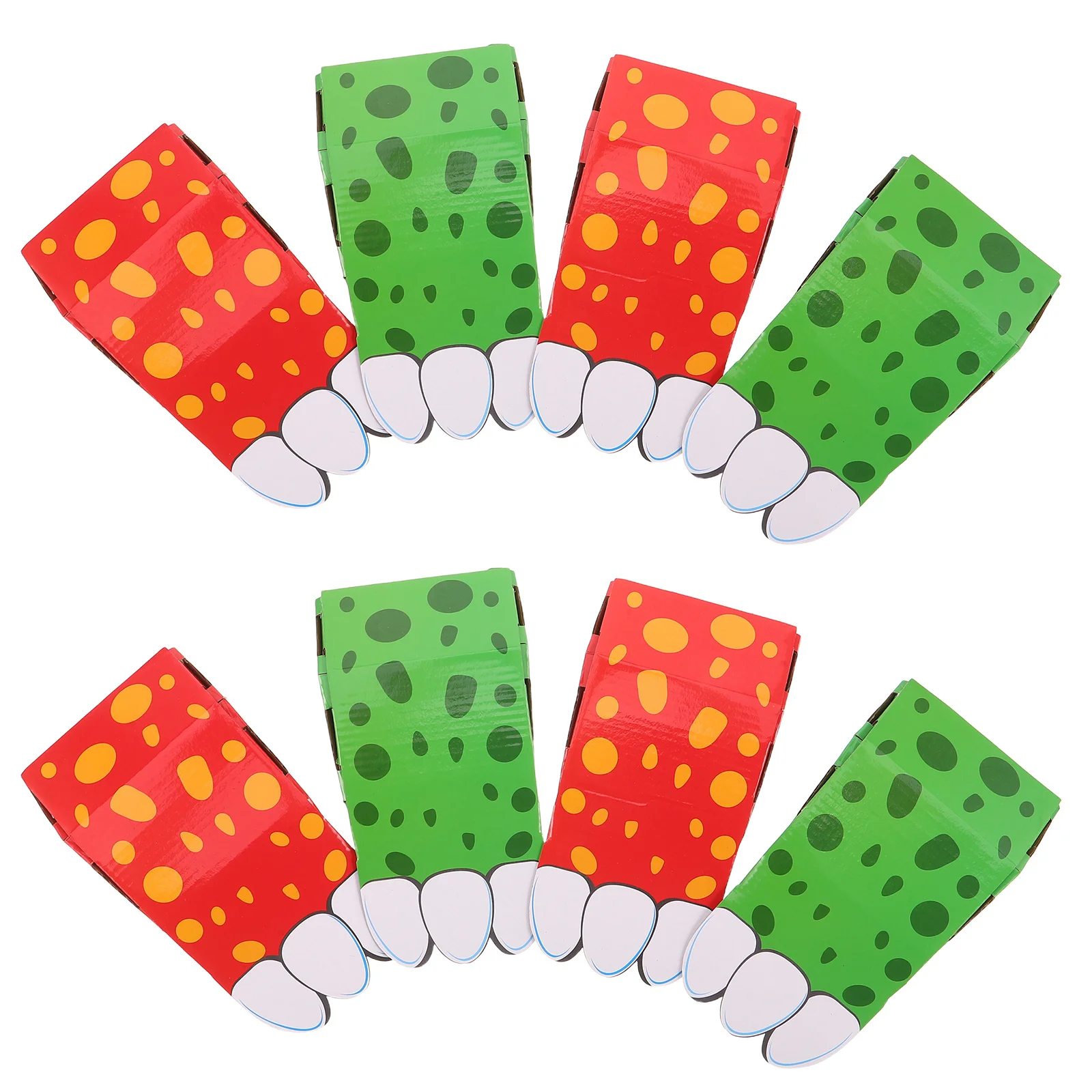 

4Pairs Kids Wearable Cardboard Claw Costume DIY Halloween Props Classroom Prize Toddler Pretend Play Claws Costume