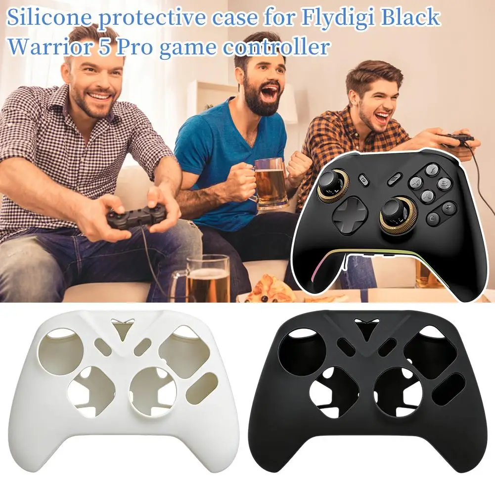 For Flydigi Black Knight 5 Pro Game Controller Silicone Protective Cover Joystick Cap Anti Drop Case (included Joystick Cap)
