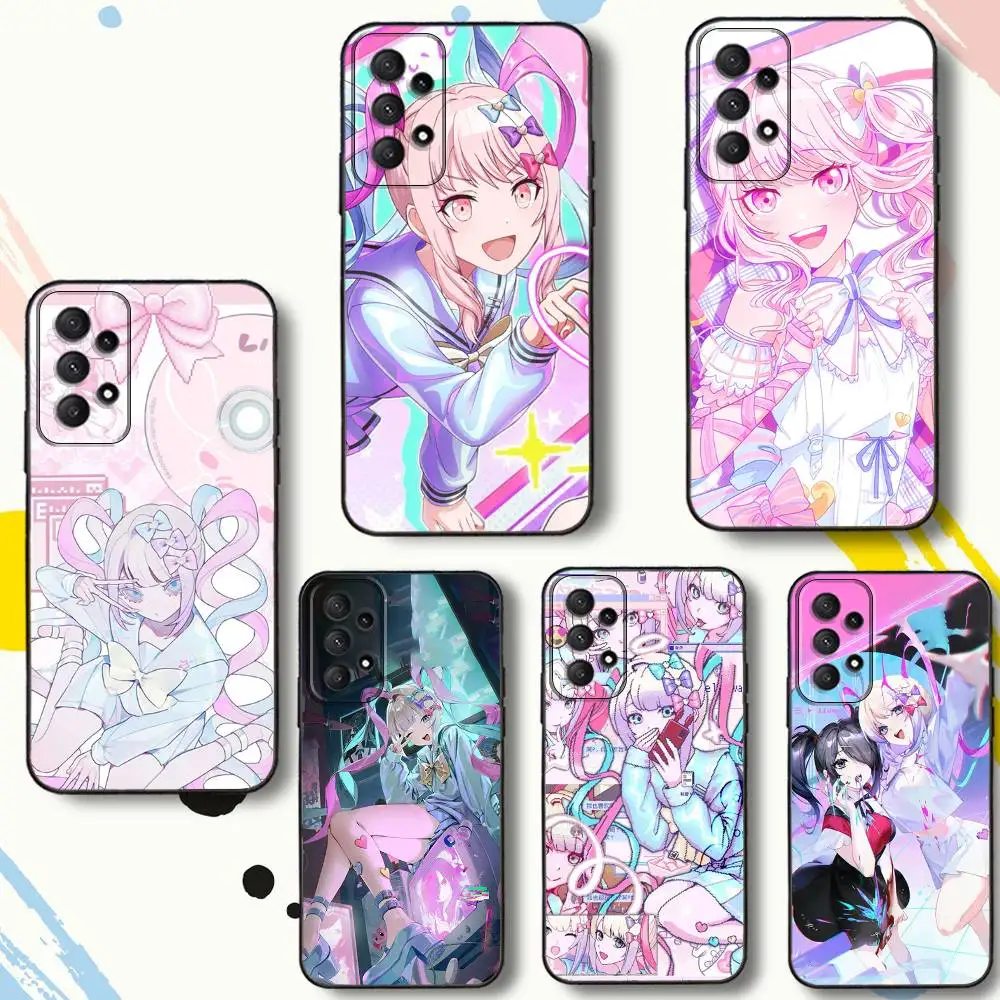 

N-NeedyS Streamer OverloadS Phone Case For Samsung Galaxy A 80,72,73,91,53,22,51,52,5G,Plus,J,Note Soft Black Cover