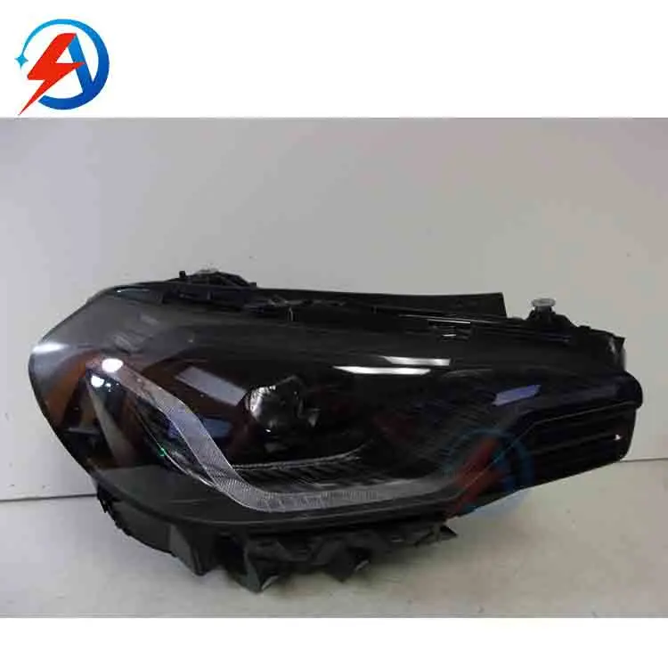 2022-2023 لسيارات BMW 230i M240iX مصباح أمامي LED متكيف جانبي للسائق مع حواف سوداء OEM جودة عالية جديد 6000k درجة حرارة اللون