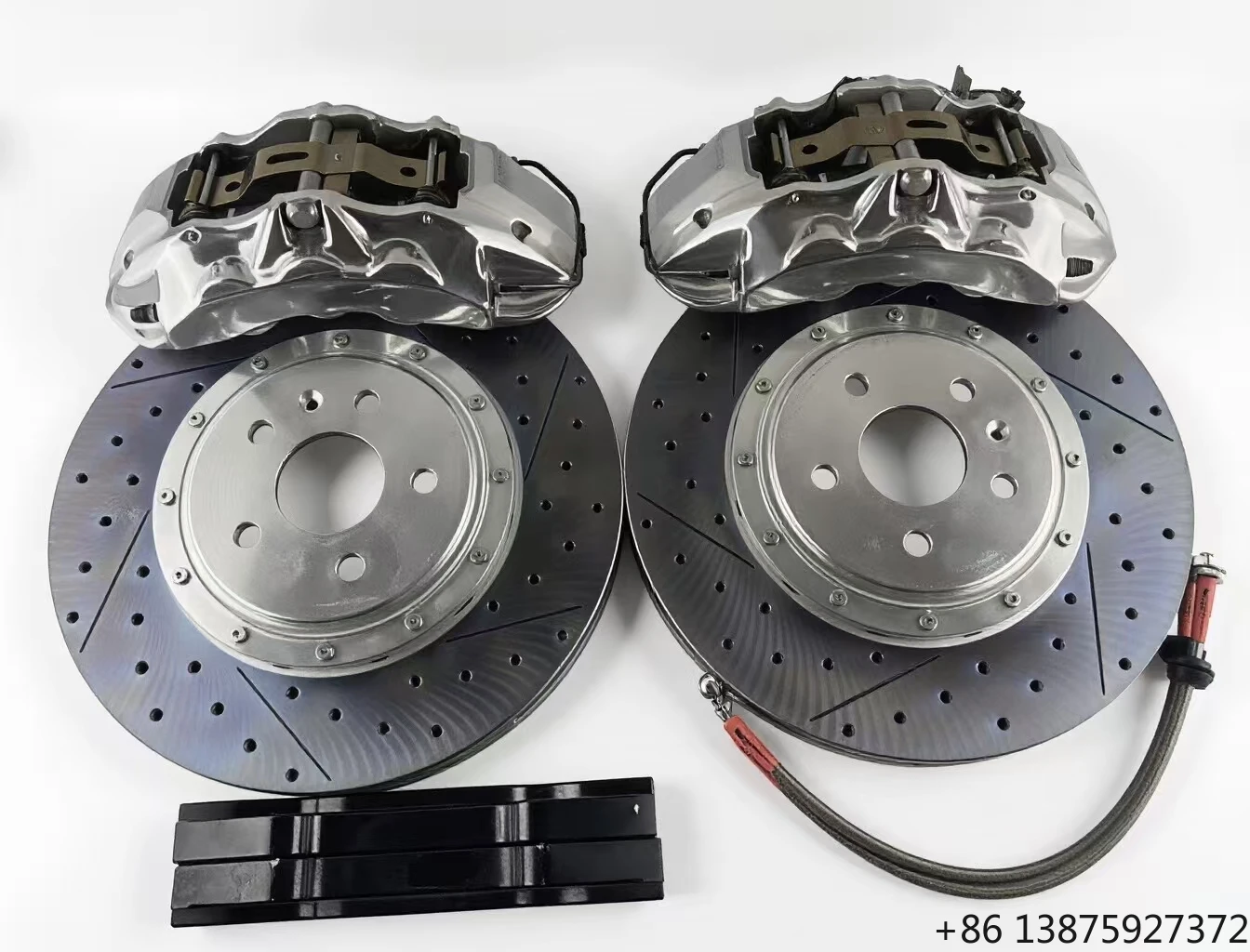 6 Pistons Front Brake Calipers Customized Logo Aluminum OEM 100% Tested New for Quattroporte