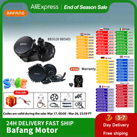 Bafang-Electric Bike Conversion Kit, Mid Drive Motor, 1000W, 750W, 500W, 350W, 250W, 52V, 48V, 36V, BBSHD, BBS02B, BBS01B, 8Fun