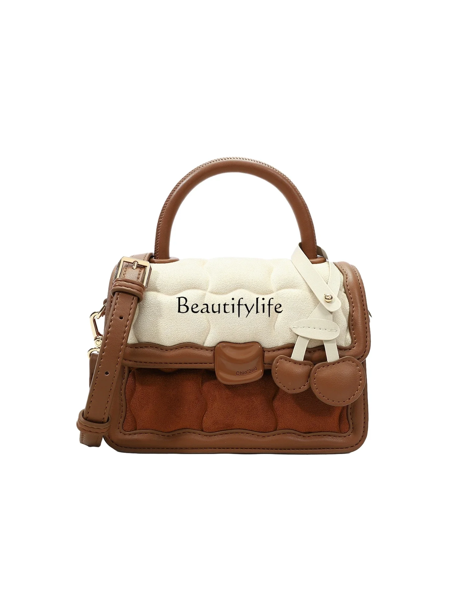 

Women's Biscuit Bag, Shoulder Messenger Bag, Special-Interest Design, Portable, Autumn and Winter