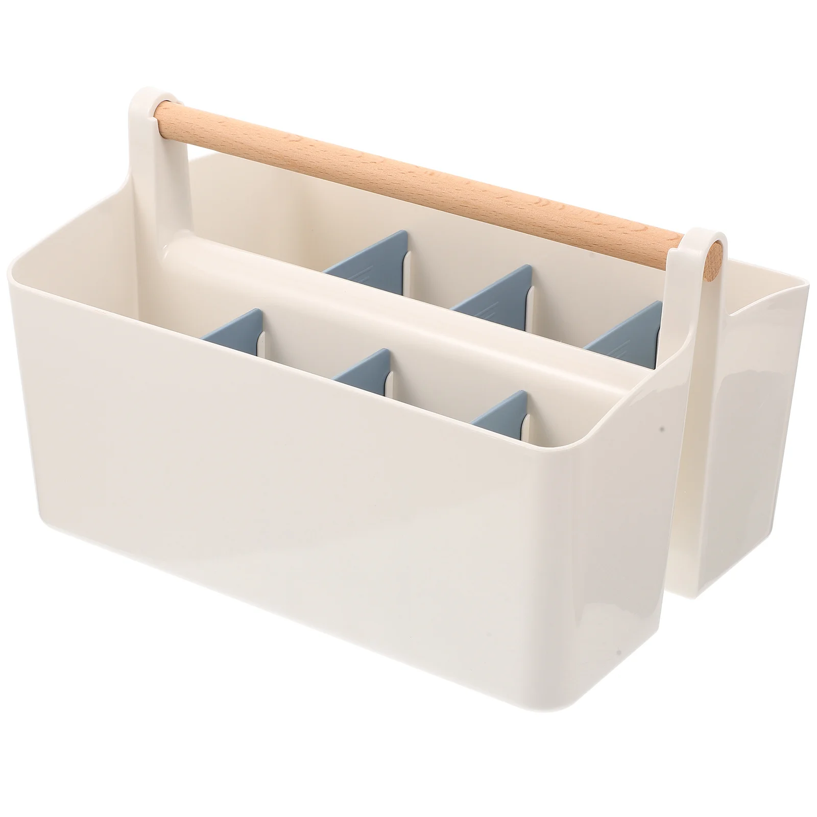 Desktop Organizer Box Multi-Grid Compartments For Pens Lipstick Makeup Cosmetics Office Sundries Storage Case Home Decor