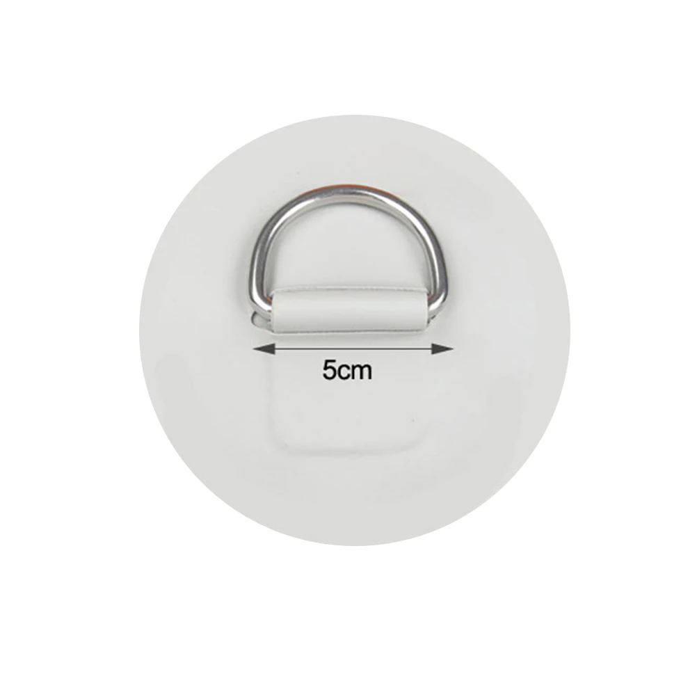 

2 pcs Stainless Steel D-ring Handle for Canoe Kayak Boat Supplies Patch Carry Accessories Lightweight Durability