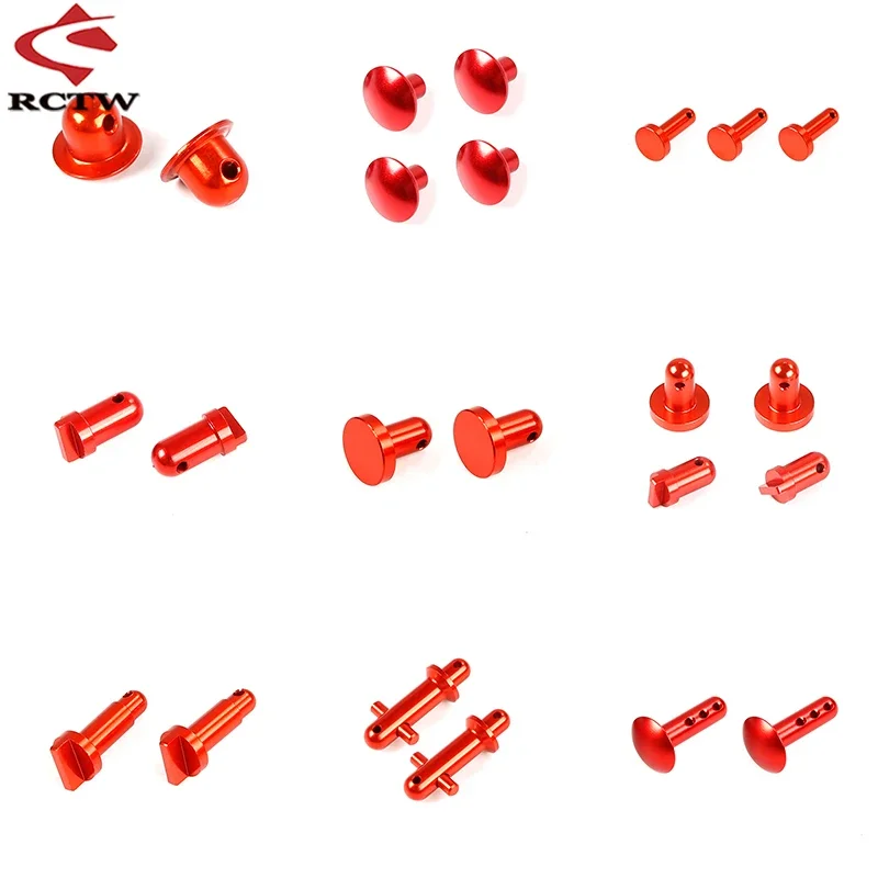 دبوس هيكل معدني باستخدام الحاسب الآلي أو خزان الوقود أو غطاء الترس أو لوحة حماية سفلية أو دبوس جناح لـ 1/5 HPI ROFUN ROVAN KM BAJA 5B 5T 5SC