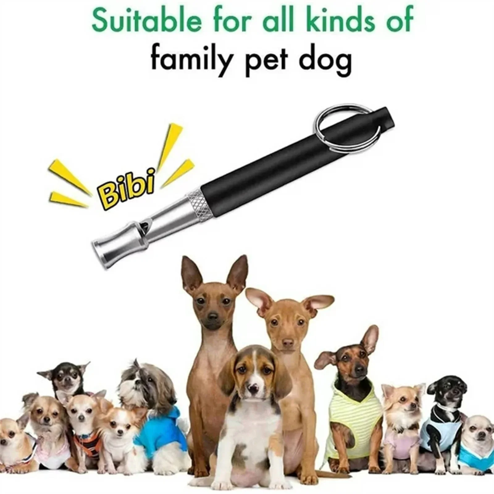 Adjustable Dog Whistle Pet Dog Training Obedience Whistle Sound Repeller Stop Barking Control  Dog Training Deterrent Whistle