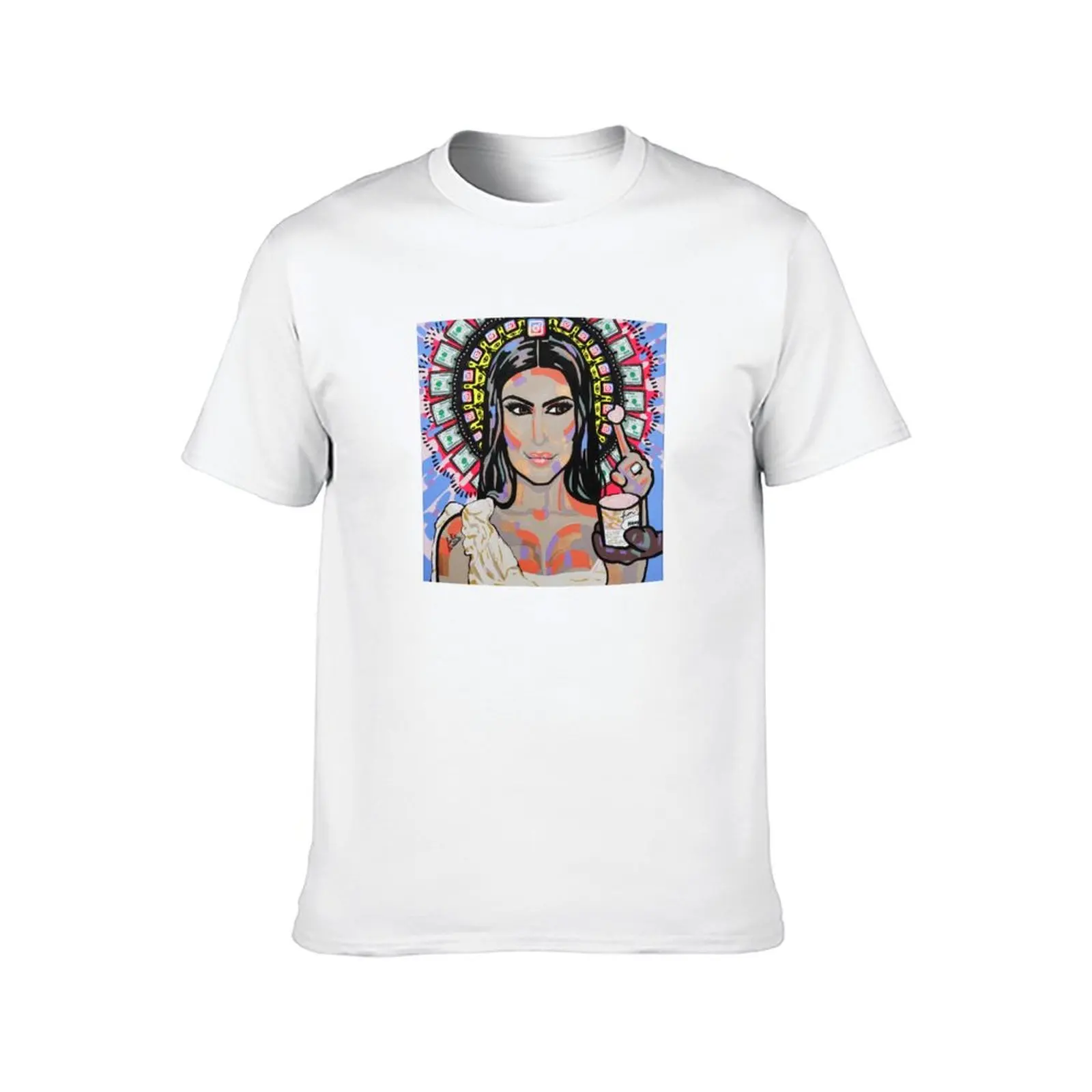 Kim Kardashian & HaagenD T-Shirt custom shirt summer clothes Funny t-shirt men t shirts