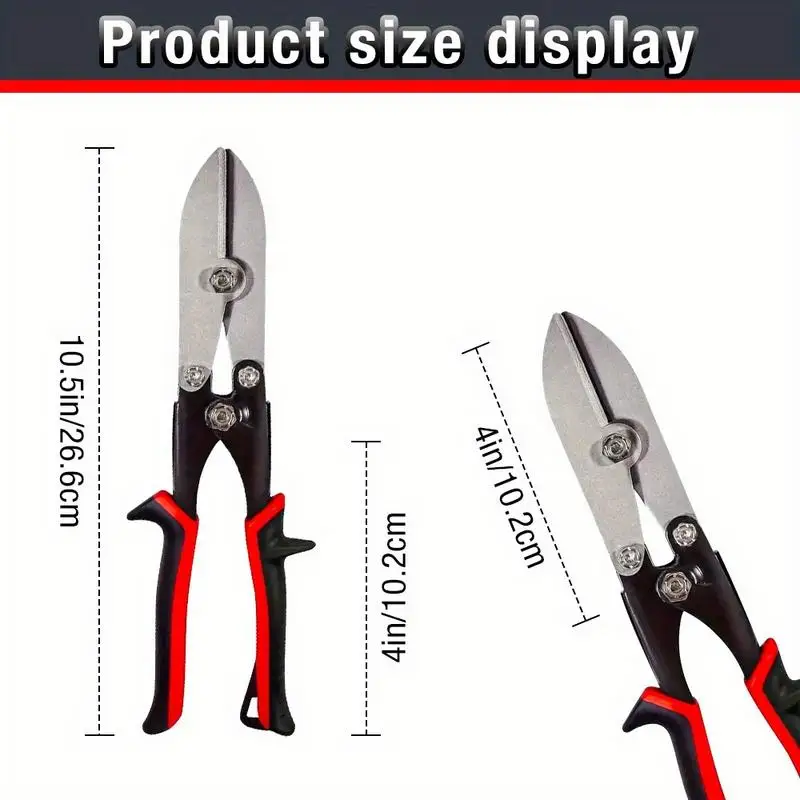 5 Blade Sheet Metal Crimper Tool Hand Operated Pipe Swaging 24 To 28 Gauge Prevents Clogging for Downspouts Ductwork HVAC