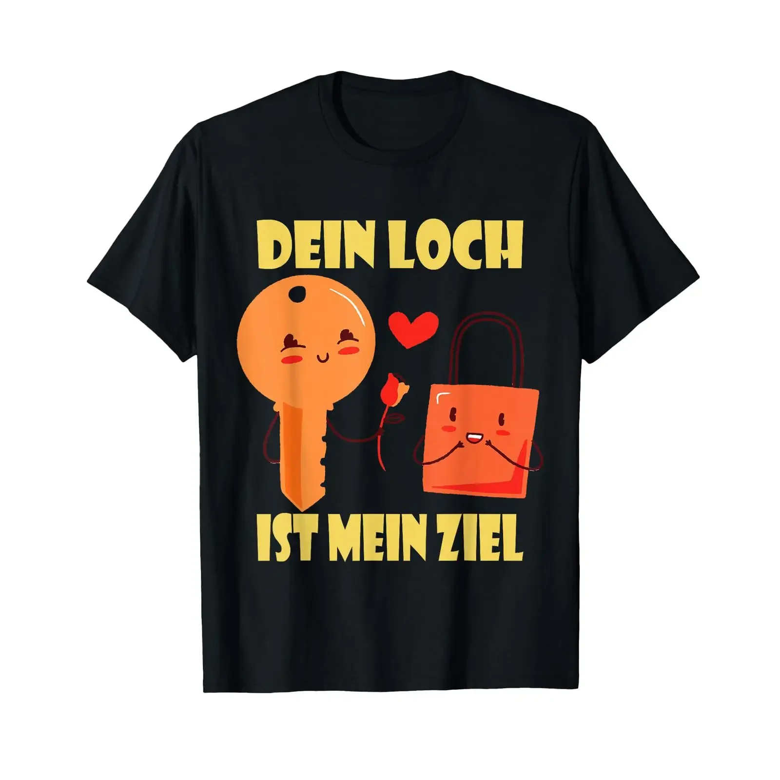 Locksmith Your Hole Is My Target T Shirt vintage Washed Top For Everyday Wear Unisex graphic Slightly Breathable Comfortable