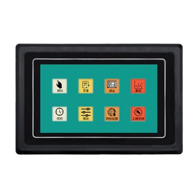 

7-дюймовый экран конфигурации последовательного порта 4G, облачный IoT MQTT Modbus, многоканальный 485, интерфейс человеческой машины HMI